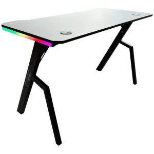 שולחן גיימינג שחור תאורת RGB אורך 120 ס"מ דגם DRAGON TR