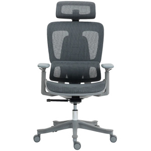 כיסא משרד ארגונומי אפור SMART TECH AIR PRO 1 הוא כיסא מתקדם וחדשני, המיועד למשתמשים המחפשים את חוויית הישיבה האולטימטיבית עם מראה אלגנטי ונוח