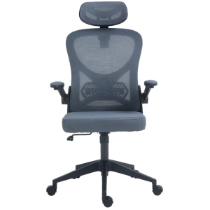כיסא משרד ארגונומי אפור SMART TECH R10