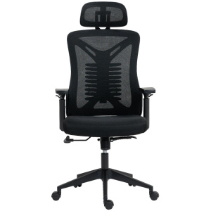 כיסא משרד ארגונומי שחור SMART TECH R70