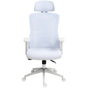 כיסא משרד ארגונומי לבן SMART TECH R70