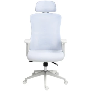 כיסא משרד ארגונומי לבן SMART TECH R70