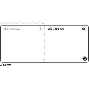 משטח לעכבר SteelSeries QcK Perf XL - Balance 900X400mm שחור