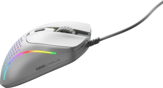 עכבר גיימינג חוטי Glorious Model D 2 Wired לבן – תמונה 3