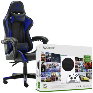 חבילת גיימינג XBOX SERIES S–STARTER EDITION + מושב גיימינג SCORPIUS LIFE