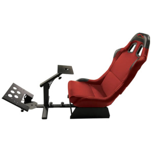מושב לסימולטור מירוצים צבע בורדו SIMULATOR Playgame GY036