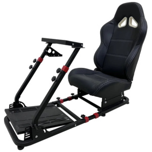 מושב מפואר לסימולטור מירוצים PlayGame SIMULATOR GY049 שחור