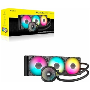 קירור נוזלי Corsair iCUE NAUTILUS 360 RS RGB שחור 360 מ"מ AIO