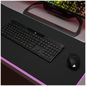 מקלדת גיימינג אלחוטית דקה CORSAIR K100 AIR WIRELESS Ultra-Thin