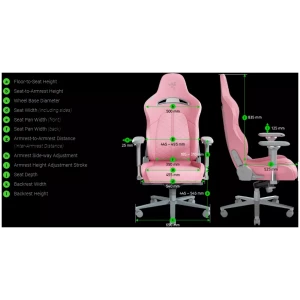 כיסא גיימינג RAZER ENKI ורוד