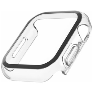 מגן מסך וכיסוי שקוף (זכוכית ופלסטיק) ל-Apple Watch 7/8/9