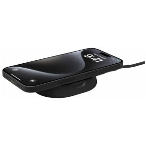 מטען אלחוטי Belkin Qi2/MagSafe 15W עם מטען קיר שחור