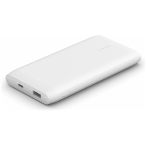 מטען נייד מהיר BELKIN USB-C PD 10K בצבע לבן