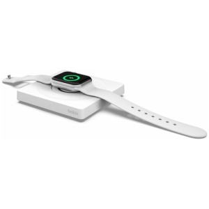 מטען מהיר נייד לApple watch בצבע לבן