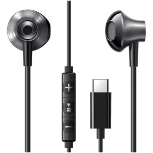 אוזניות עם מיקרופון Ugreen in ear type c שחור