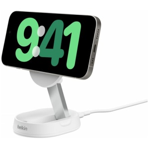 מעמד טעינה אלחוטית Compatible 15W לבן