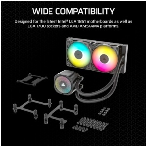 קירור נוזלי Corsair naut 240 RS ARGB