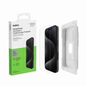 מגן זכוכית אנטי בקטריאלי לאייפון 14 פרו ScreenForce BELKIN