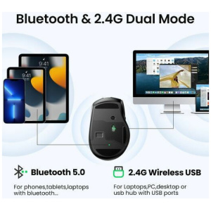 עכבר אלחוטי Ugreen MU006 2.4GHz שחור