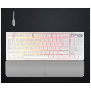 מקלדת גיימינג מכנית לבן CORSAIR K70 PRO TKL MGX Switch