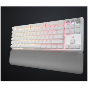 מקלדת גיימינג מכנית לבן CORSAIR K70 PRO TKL MGX Switch