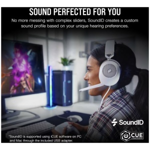 אוזניות גיימינג חוטיות Corsair HS65 SURROUND