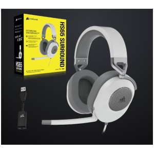 אוזניות גיימינג חוטיות Corsair HS65 SURROUND