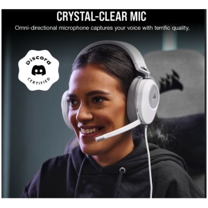 אוזניות גיימינג חוטיות Corsair HS65 SURROUND
