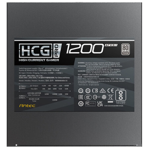 ספק כוח Antec HCG-1200PRO Platinum ATX3.1 1000W PSU