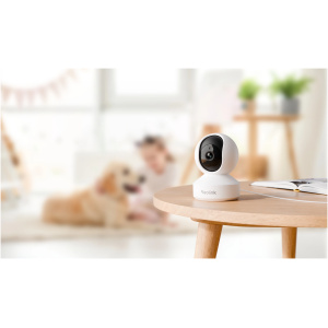 מצלמת אבטחה ביתית REOLINK E1 PRO 2K 4MP 2.4/5GHz WiFi לבן