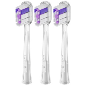 שלישיית ראשים למברשת חשמלית Laifen Ultra Whitening שקוף