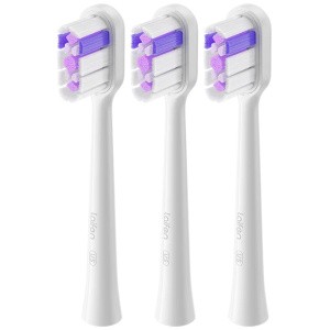 שלישיית ראשים למברשת חשמלית Laifen Ultra Whitening לבן