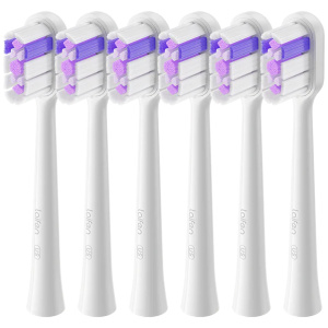 שישיית ראשים למברשת חשמלית Laifen Ultra Whitening לבן