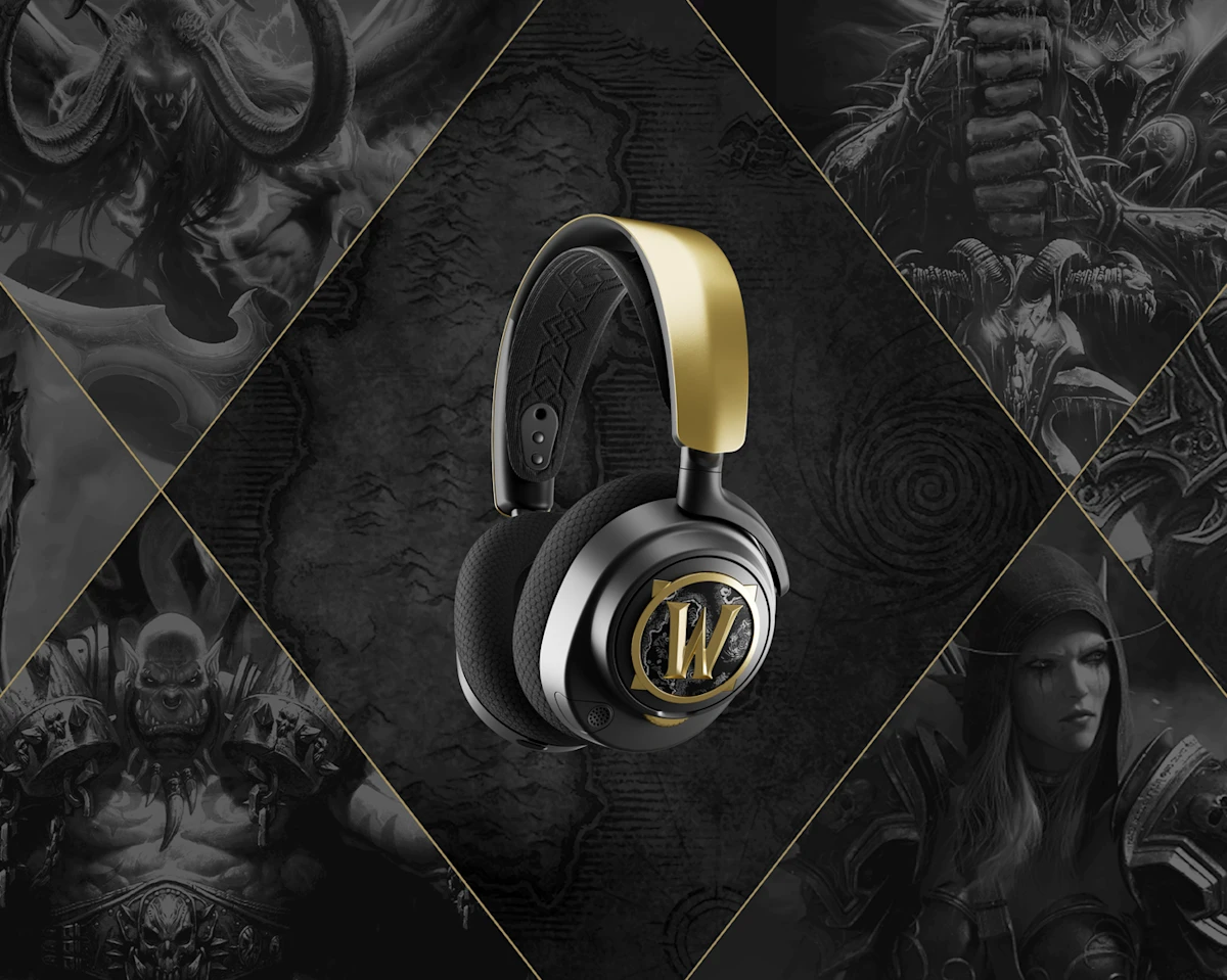 אוזנית גיימינג אלחוטיות SteelSeries Arctis Nova 7 WOW Edition