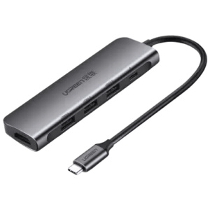 חדש בבאג יוגרין - UGREEN מתאם 6 יציאות Type-C CM136