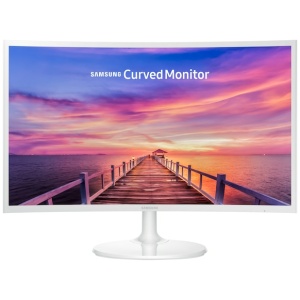מסך מחשב קעור Samsung C27F391FH / C27F391FHR 27'' LED VA - צבע לבן