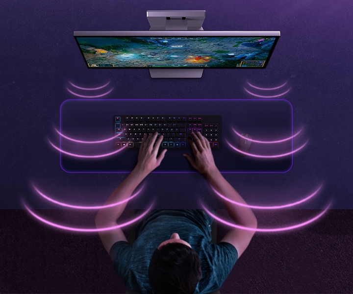 מסך גיימינג קעור 27 אינץ' G90A Odyssey G7 240HZ, QHD
