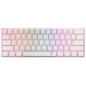 מקלדת גיימינג DRAGON MK61 MINI KEYBOARD WHITE לבן
