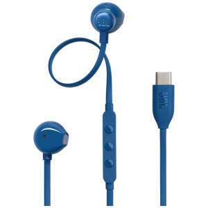 אוזניות JBL Tune 305C USB-C בצבע כחול