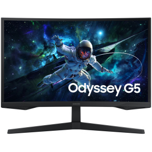 מסך גיימינג קעור Odyssey G5 G55C בגודל 32 אינץ' ברזולוציית QHD 165 הרץ