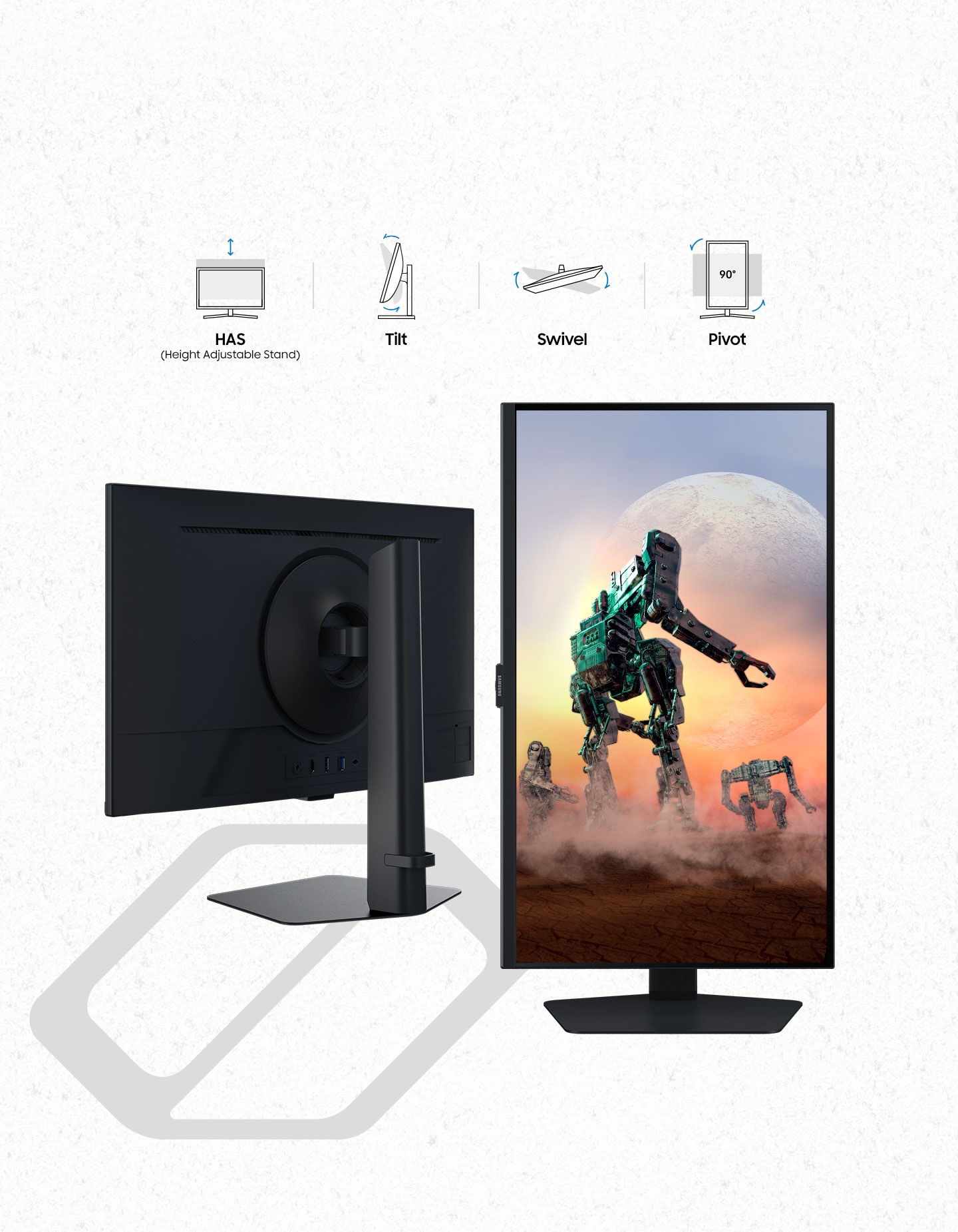 מסך מחשב גיימינג Samsung Odyssey G5 QHD IPS "27