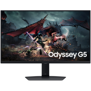 מסך גיימינג Odyssey G5 G50D בגודל 27 אינץ' ברזולוציית QHD 180 הרץ
