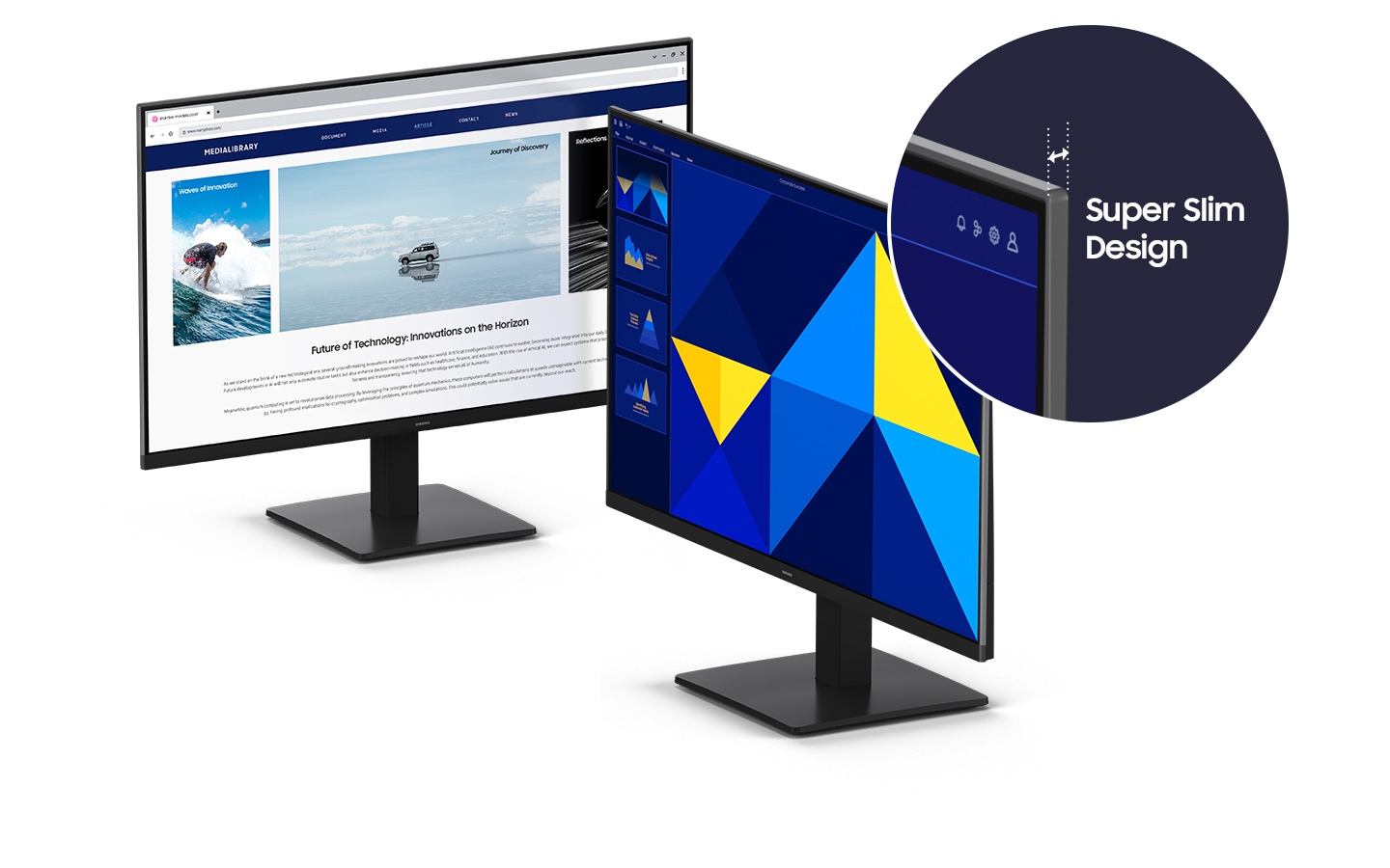מסך מחשב Samsung Essential Monitor S3 S30GD S24D300GAM IPS 23.8 Inch