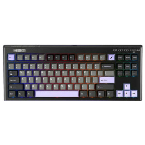 מקלדת מכאנית 1StPlayer NEO87 RGB Midnight Vilot עברית/אנגלית
