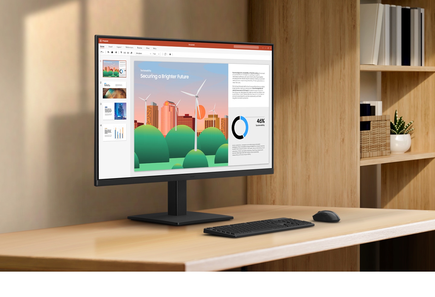 מסך מחשב Samsung Essential Monitor S3 S30GD S24D300GAM IPS 23.8 Inch