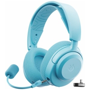וזניות אלחוטיות Arctis Nova 3X לאקסבוקס - אקווה אוזניות גיימינג עם שליטה מאפליקציה לנייד הצג פחות הגדרות קבועות מראש עבור Call of Duty, Fortnite ועוד לשמיעת צעדים טוב יותר במשחק, נשלטות דרך אפליקציית המובייל טעינה מהירה אופטימלית מאפשרת 9 שעות שימוש לאחר 15 דקות בלבד, ועד 40 שעות בטעינה מלאה נוחות ועמידות במשקל של 260 גרם בלבד עם עיצוב עמיד בעל שני צירים דרייברים מגנטיים של ניאודימיום עוצבו במיוחד כדי לייצר צלילים גבוהים צלולים, צלילים בינוניים מדויקים ובס עמוק חיבור USB-C לחיבור Xbox, PC, PlayStation, Switch, Mac, VR, מחשבים ניידים, מכשירים ניידים ועוד Bluetooth Quick-Switch מאפשר לחיצה פשוטה על כפתור ההפעלה לעבור באופן מיידי בין נייד למשחקים
