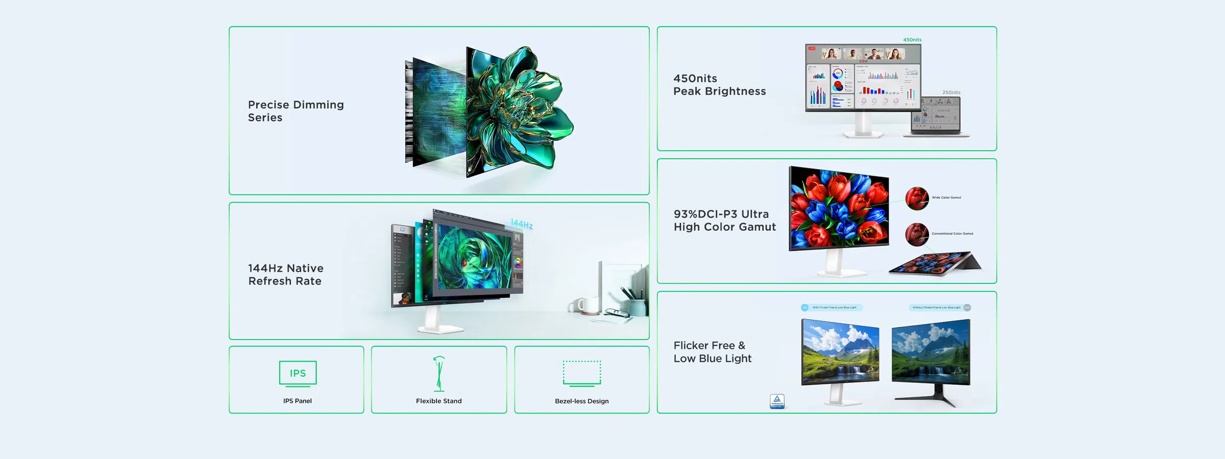 מסך מחשב ''TCL 25G54 Mini LED IPS FHD 24