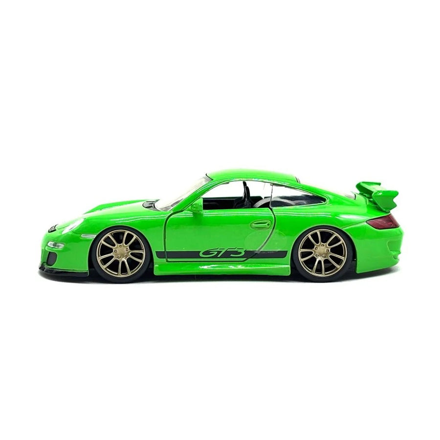 מכונית Jada Porsche ירוקה קטנה – תמונה 4