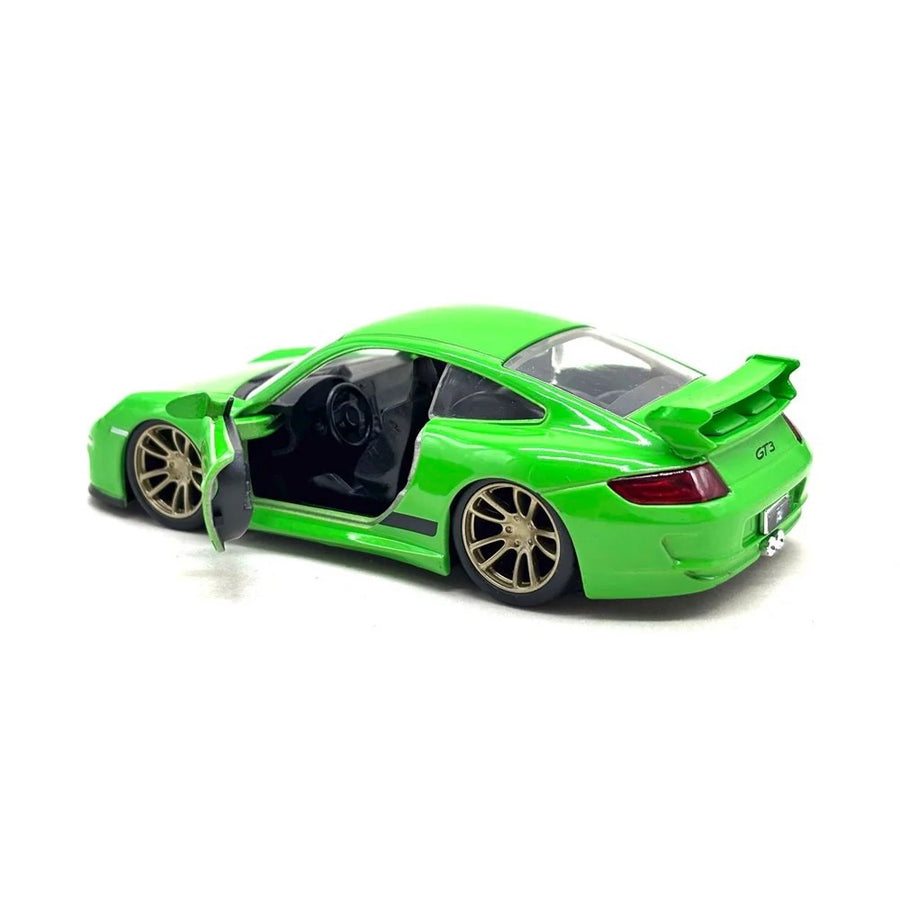 מכונית Jada Porsche ירוקה קטנה – תמונה 3
