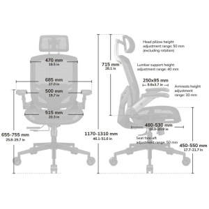 כיסא גיימינג COUGAR SPEEDER ONE White Ergonomic Gaming Chair